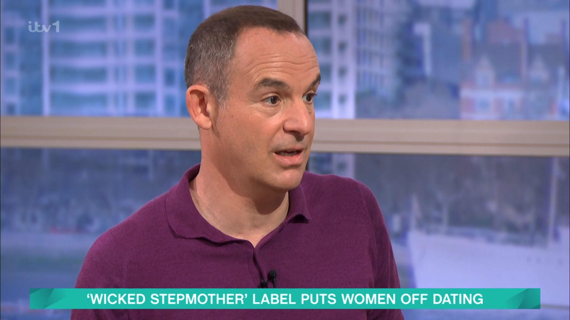 Martin Lewis looking upset on This Morning