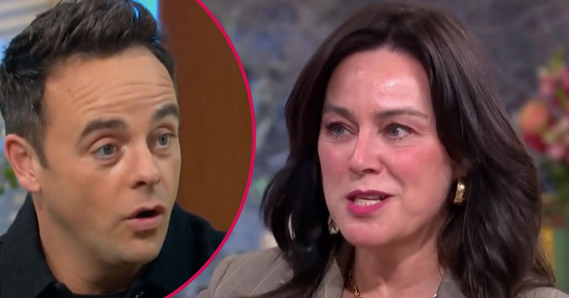 Ant and Jill looking serious