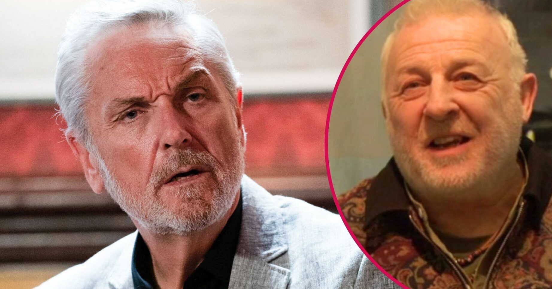 Rocky Cotton on EastEnders; inset, Terry Cant (Credit: BBC/Composite: ED!)