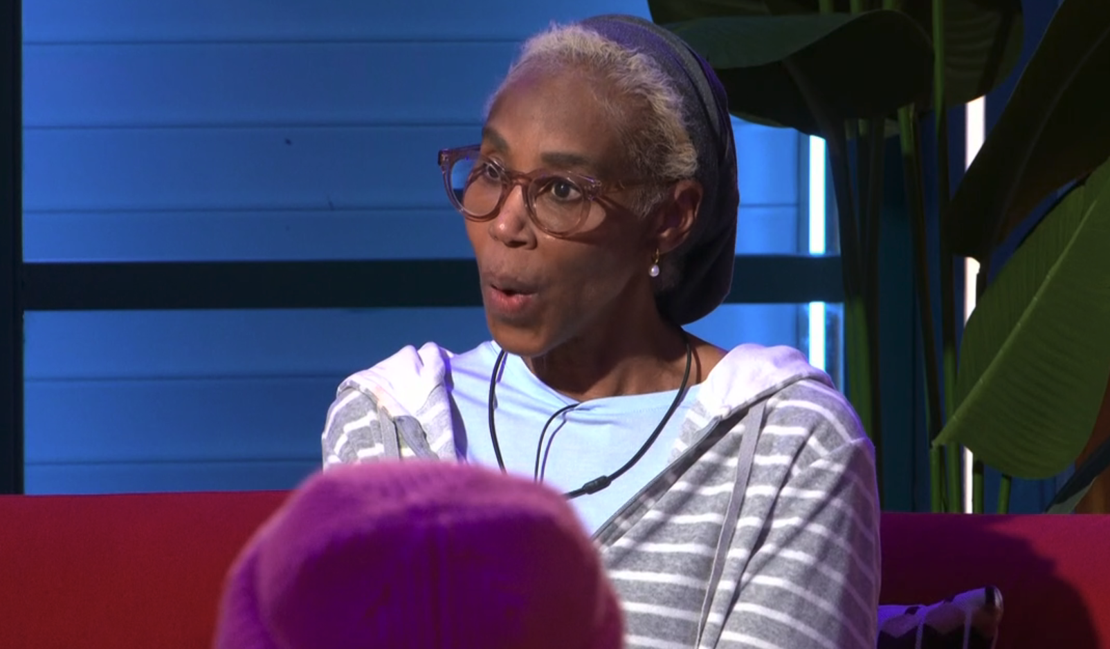 Trisha Goddard looking shocked