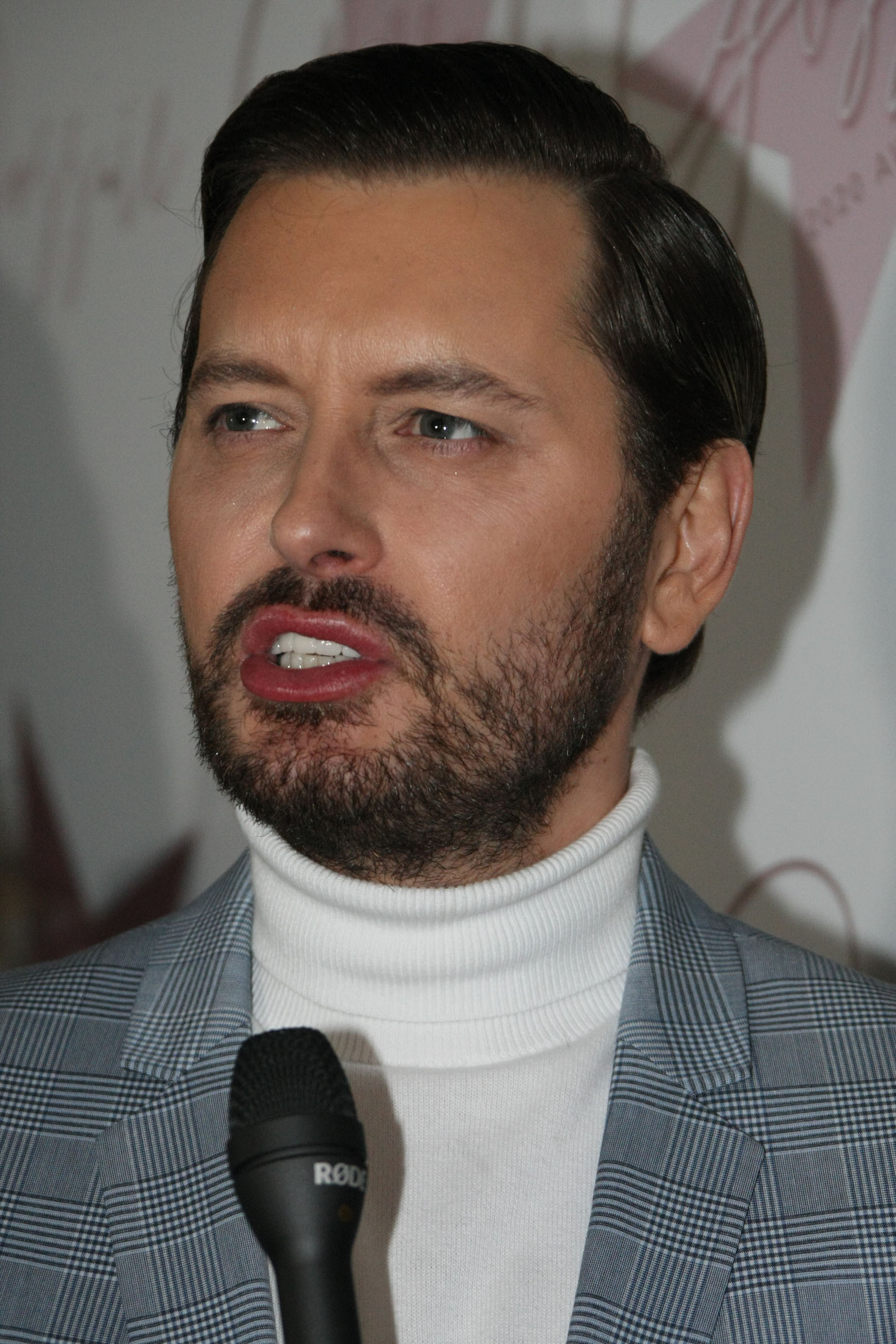 Brian Dowling looking in front