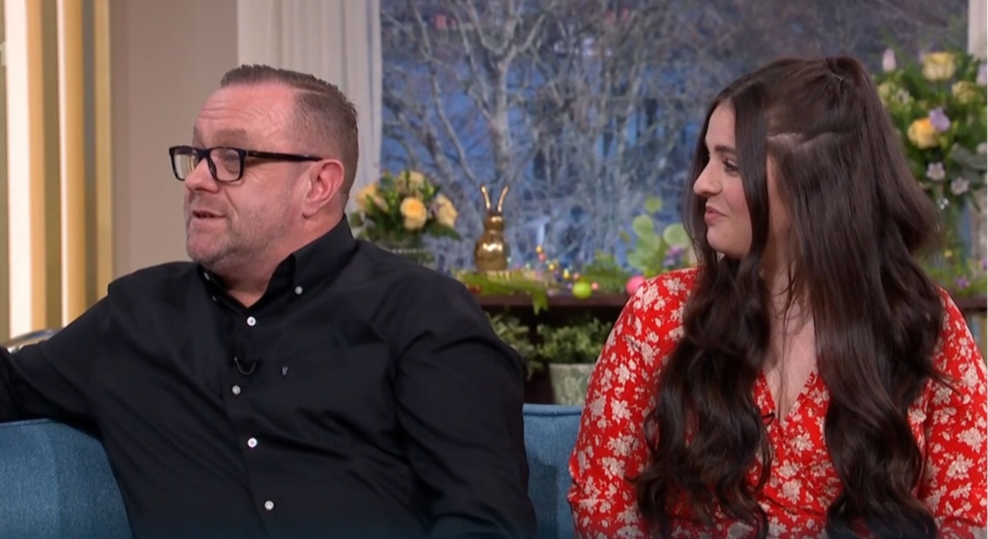 Lee Wenham and his daughter Beth on This Morning