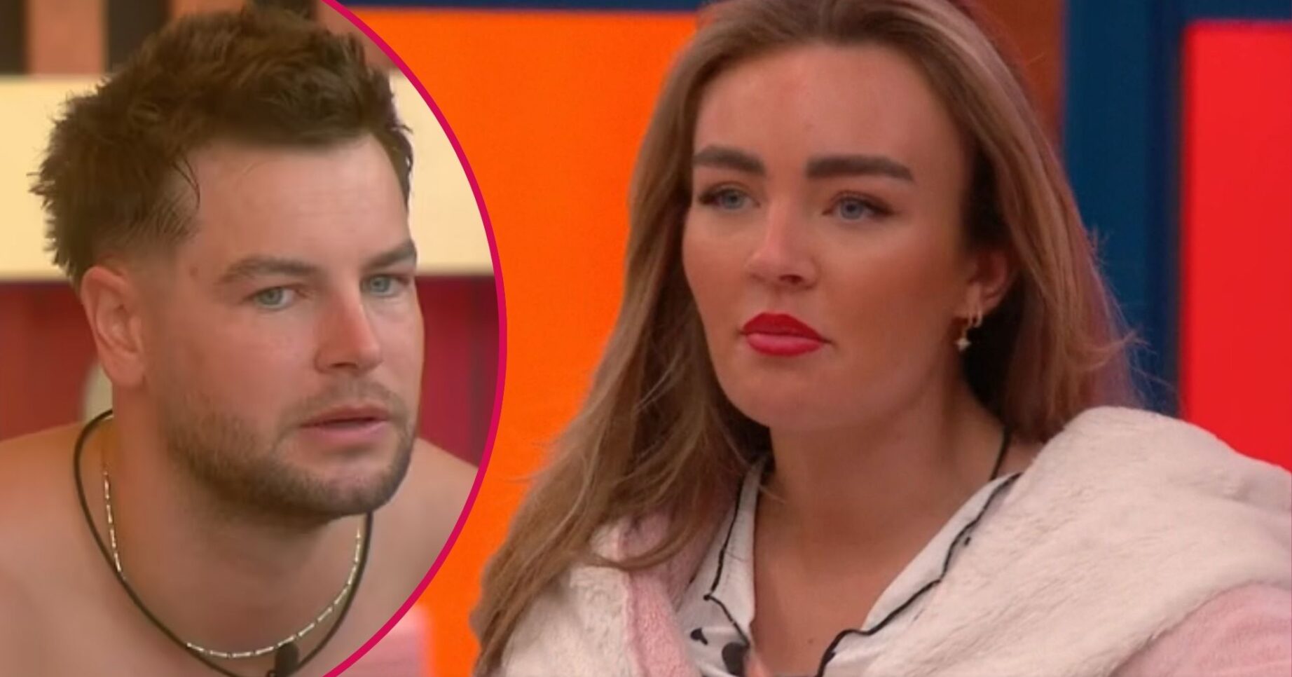 Ella Rae Wise and Chris Hughes on Celebrity Big Brother