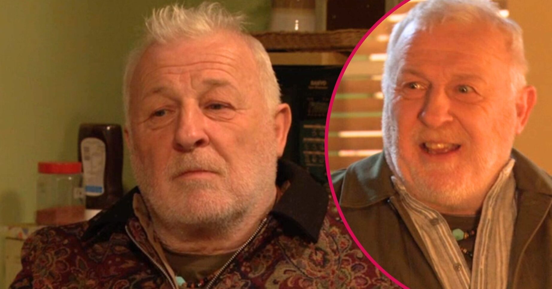 Terry looks wistful on EastEnders; inset, getting nasty (Credit: BBC/Composite: ED!)