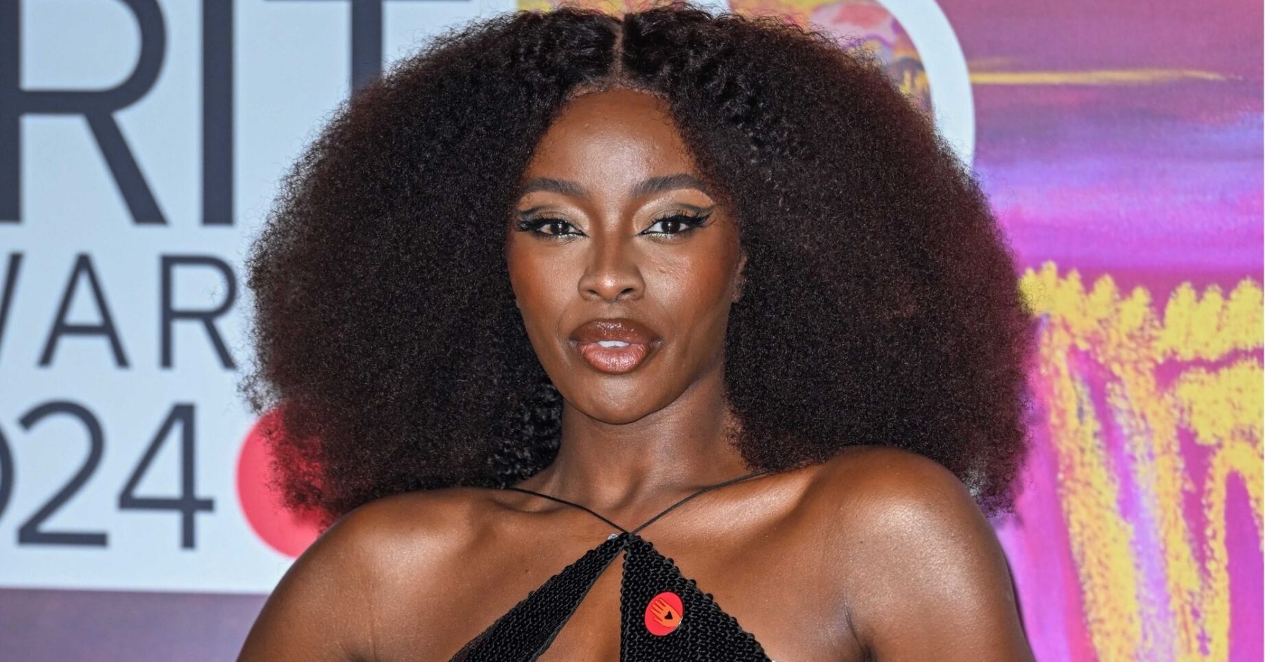 AJ Odudu on the red carpet