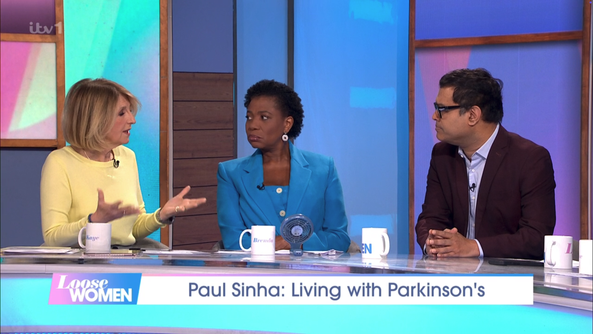 Paul Sinha speaking to the Loose Women