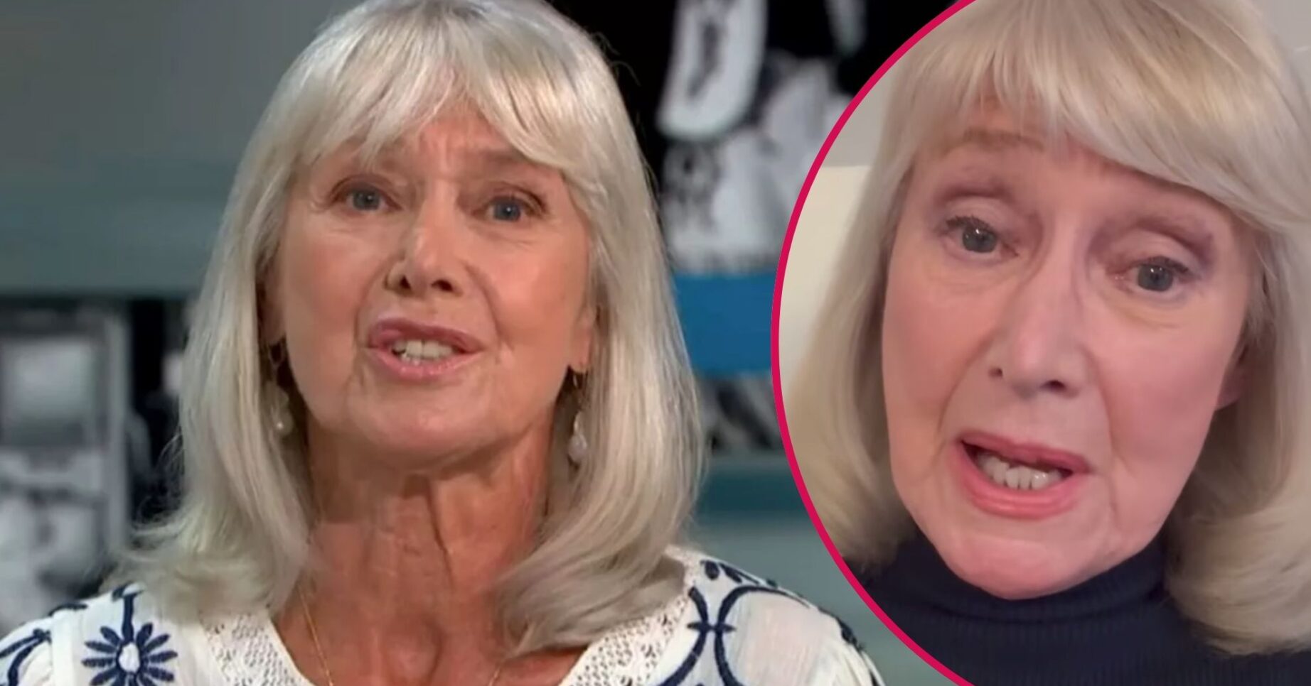 Jan Leeming looks animated