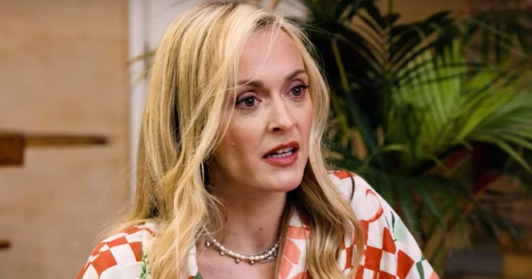 Fearne Cotton listens intently
