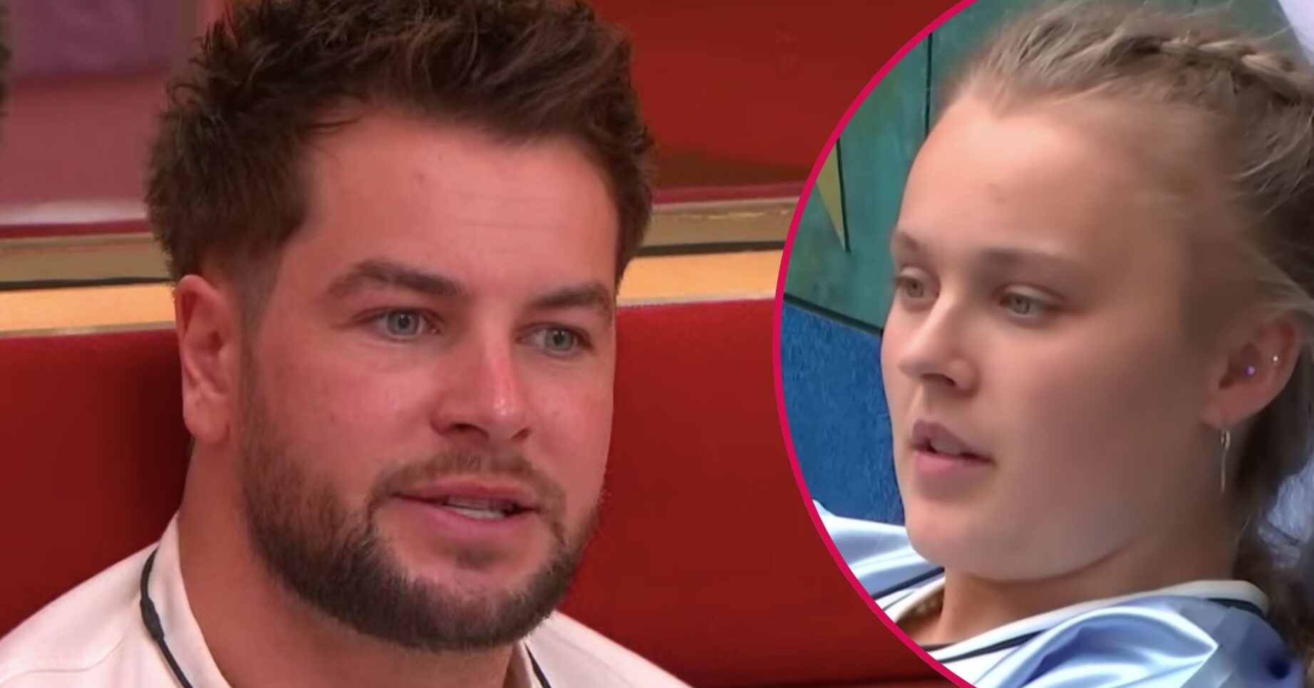 Chris Hughes and JoJo on Celebrity Big Brother