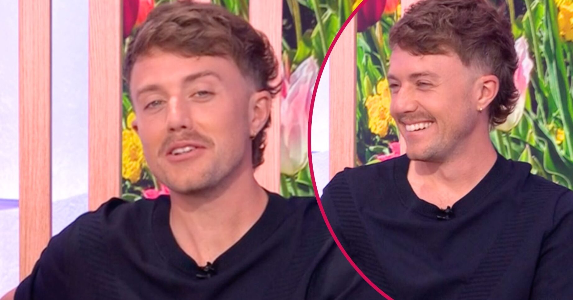 Roman Kemp speaks and smiles