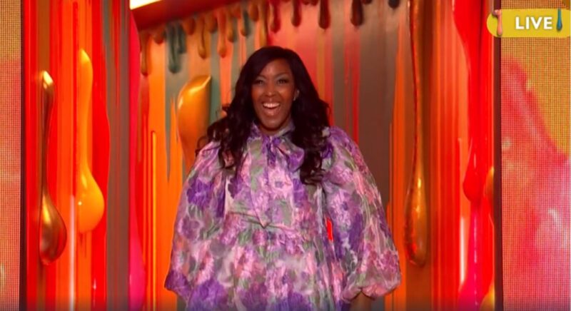 Angellica Bell leaving the Celebrity Big Brother house