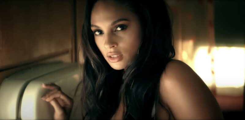 Alesha Dixon in her music video for the song Radio