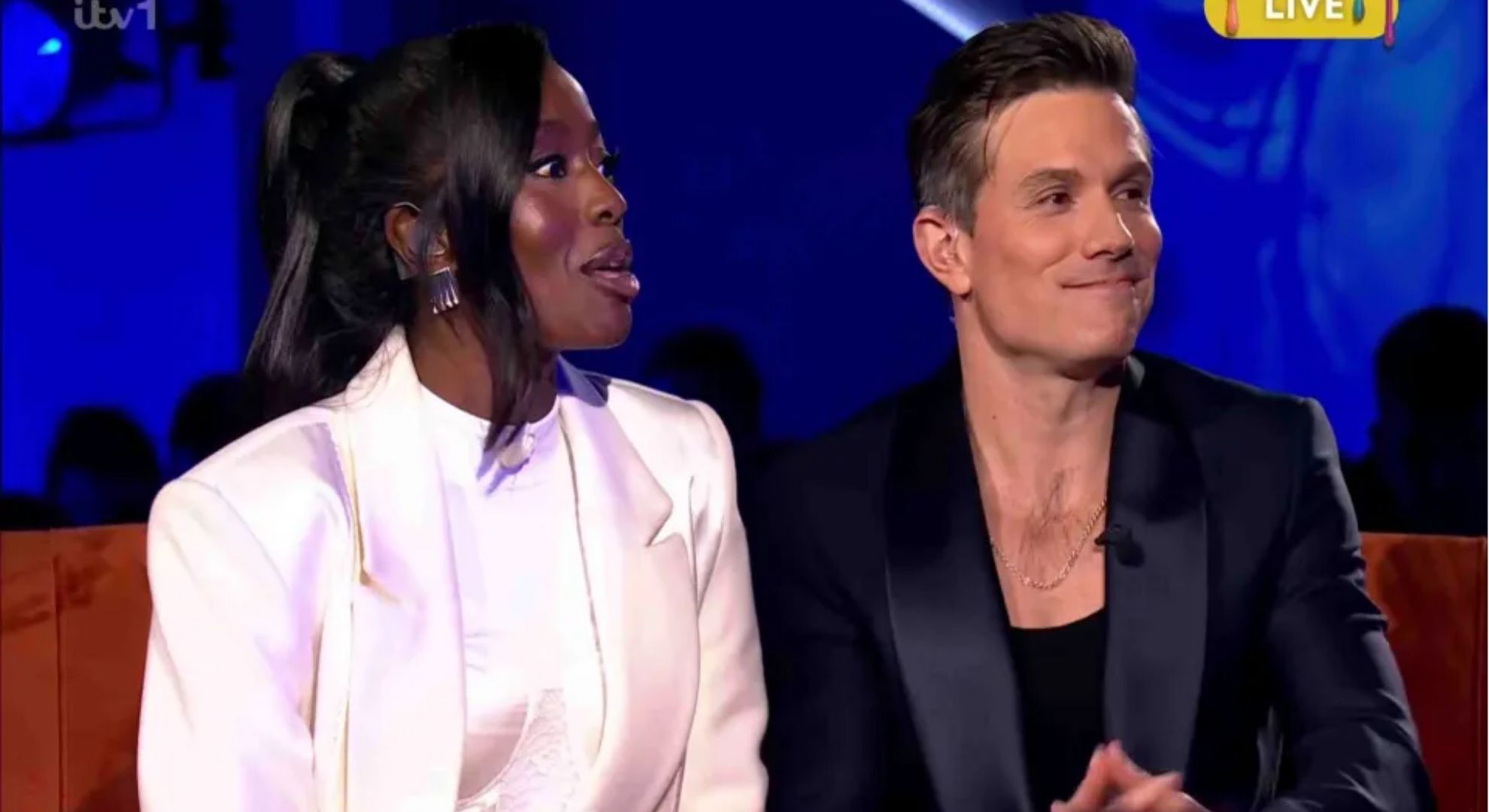 AJ Odudu and Will Best interviewing Patsy Palmer