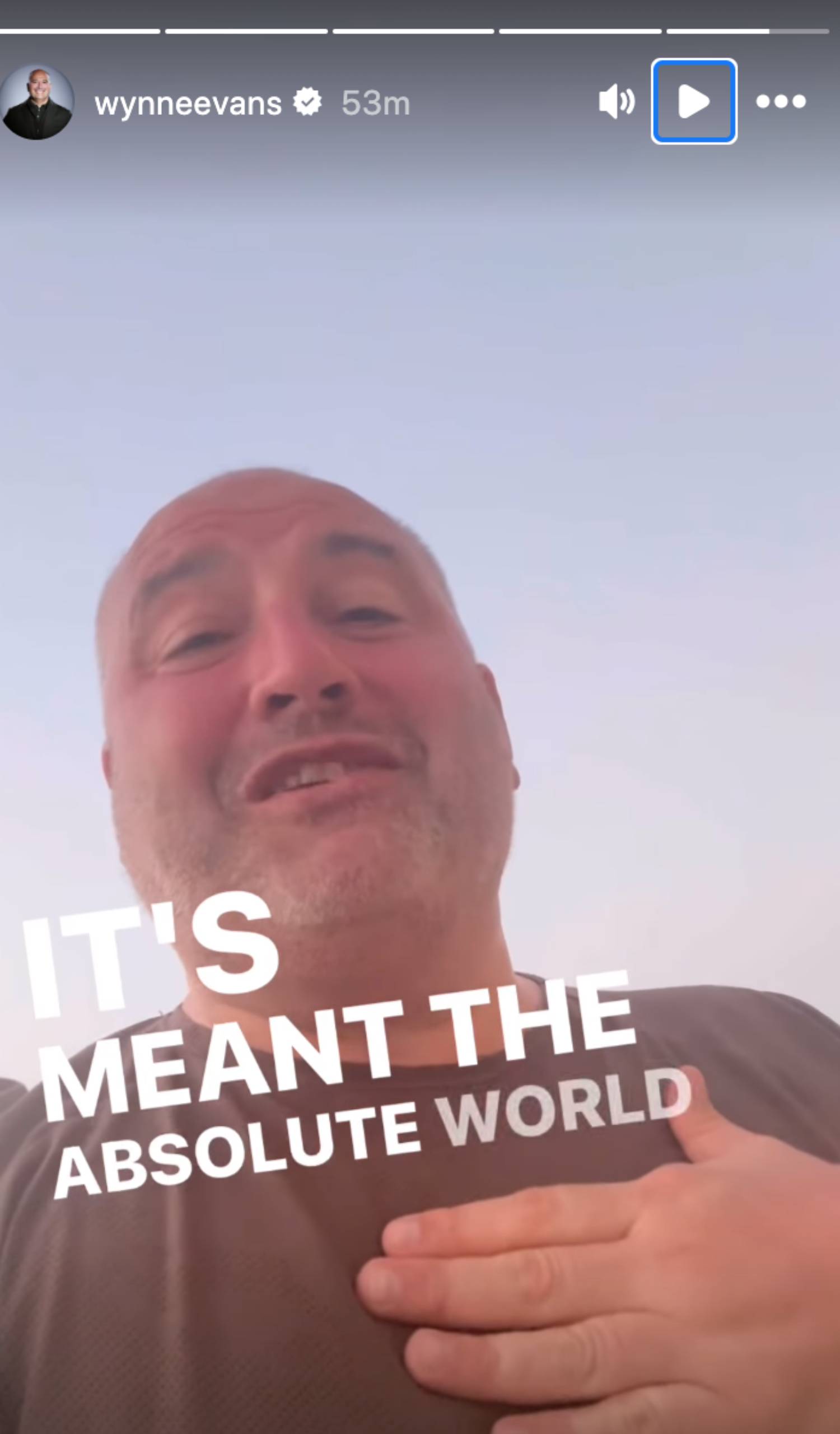 Wynne Evans appears on Instagram