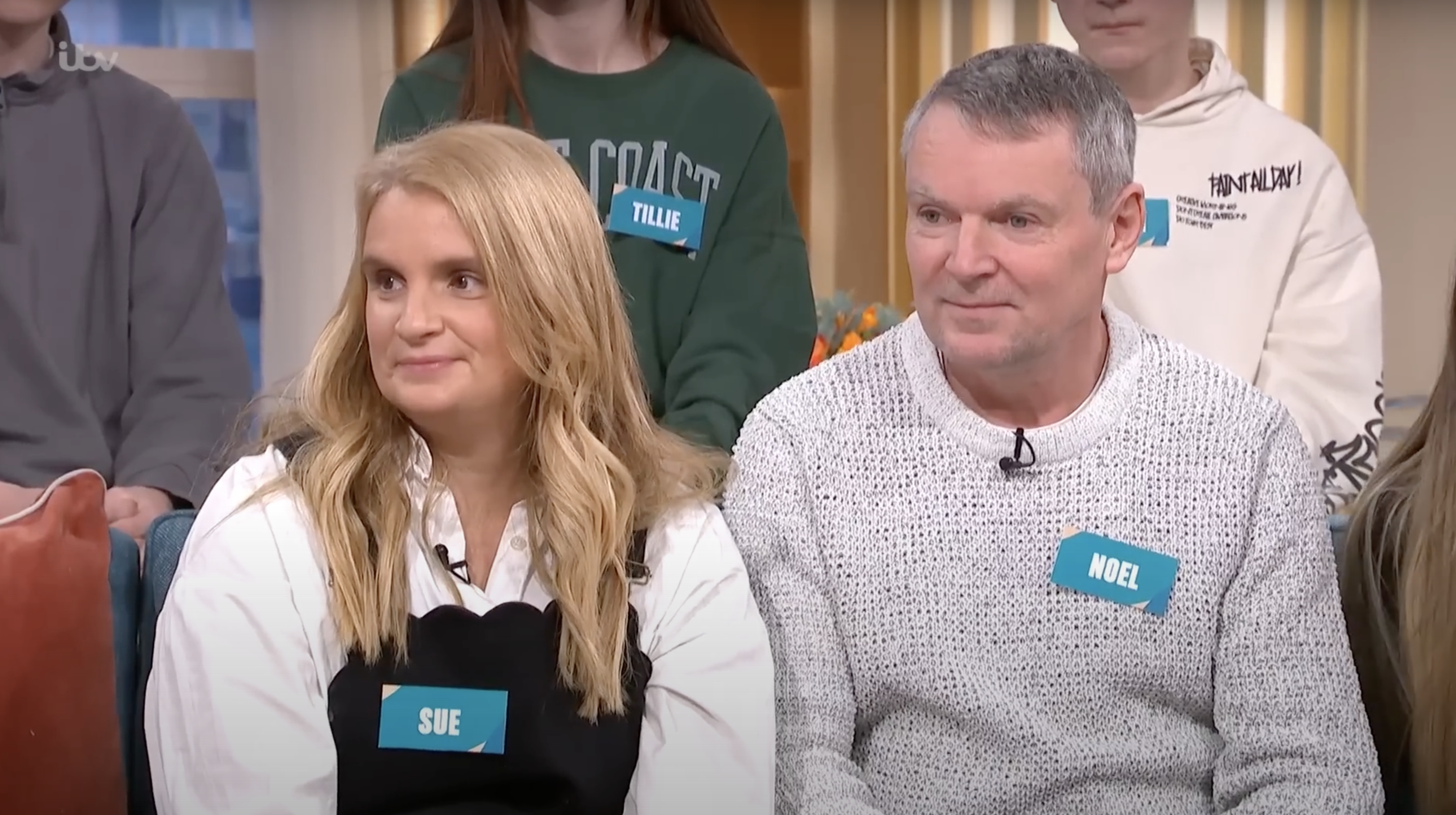 Sue Radford and Noel Radford on This Morning