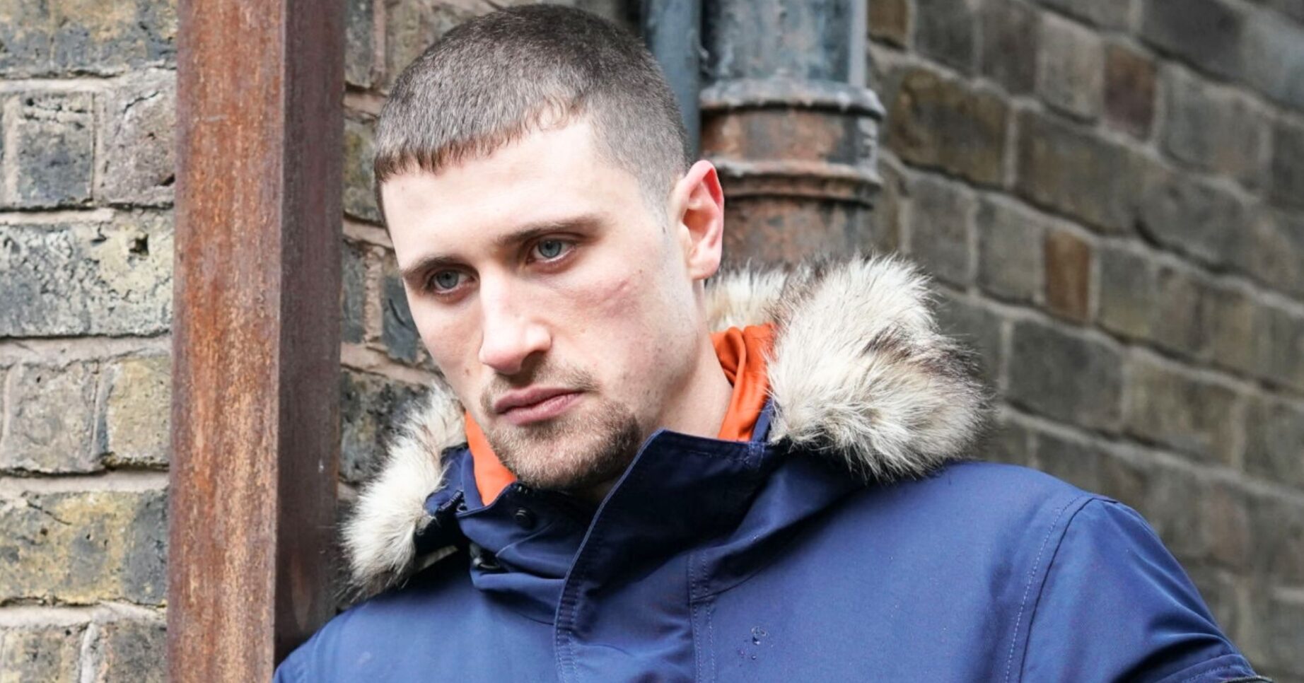 Harry looks menacing on EastEnders (Credit: BBC/Composite: ED!)