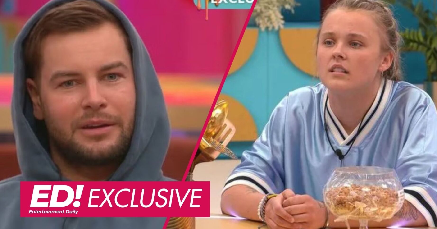 Chris Hughes and JoJo Siwa on CBB