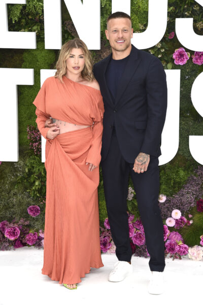 Olivia Bowen and Alex Bowen on the red carpet