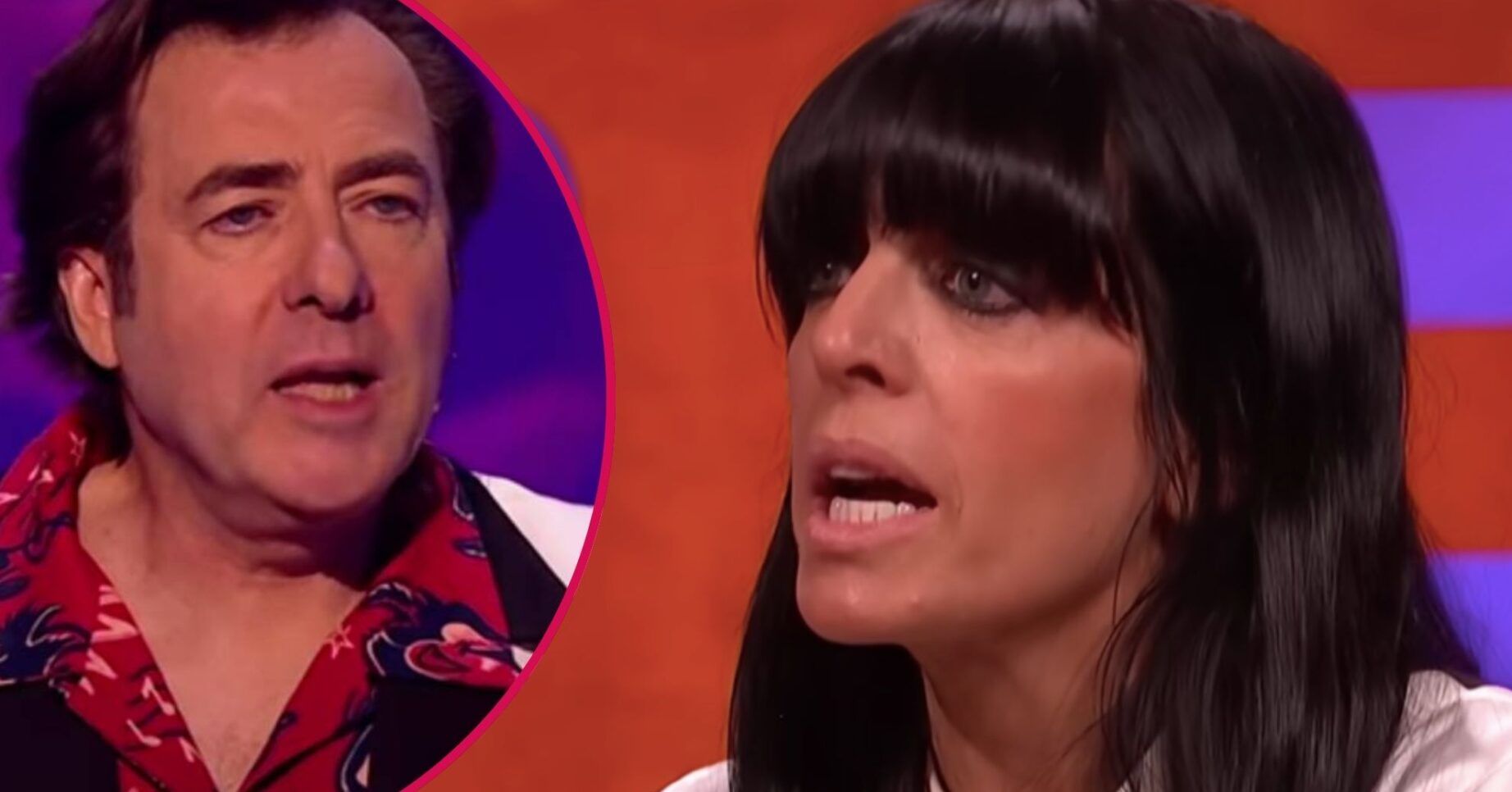 Jonathan Ross and Claudia Winkleman