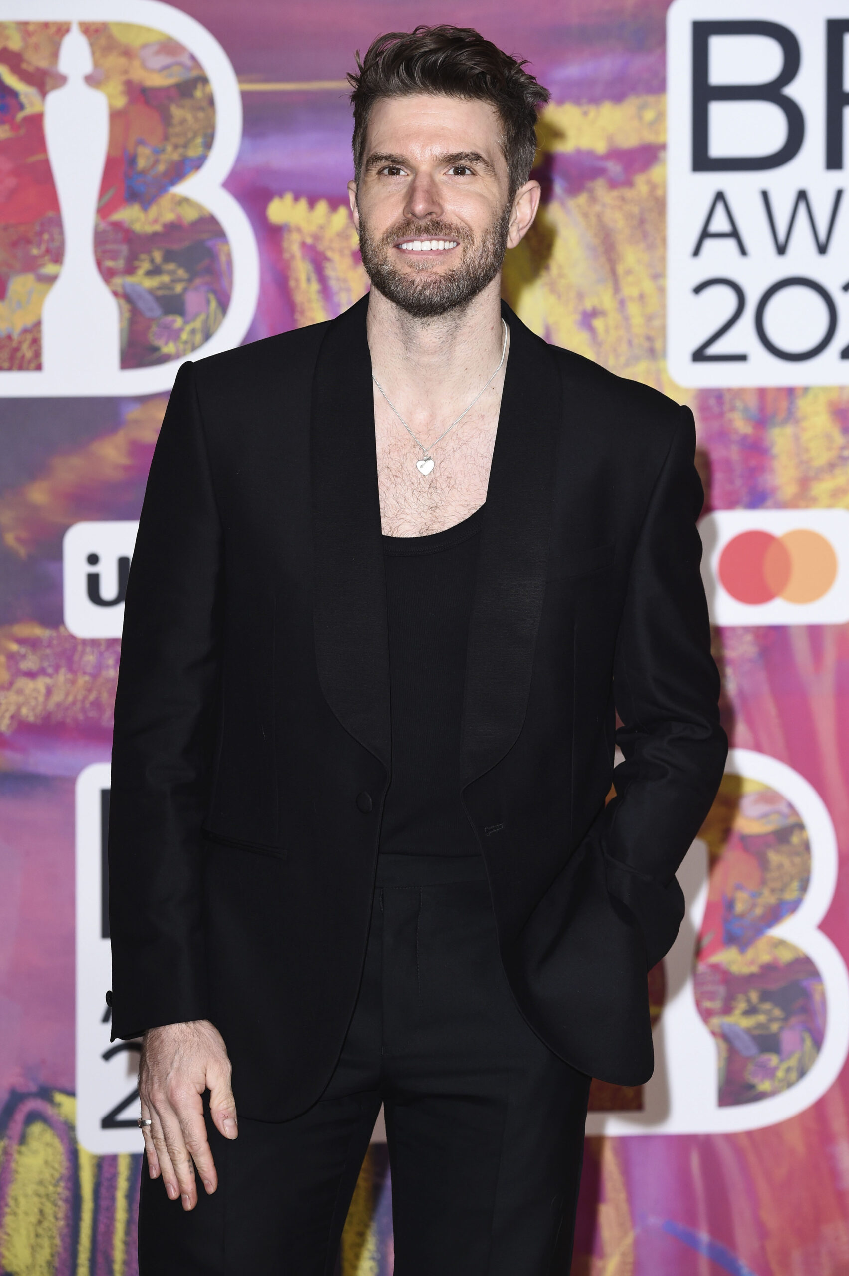 Joel Dommett on the red carpet