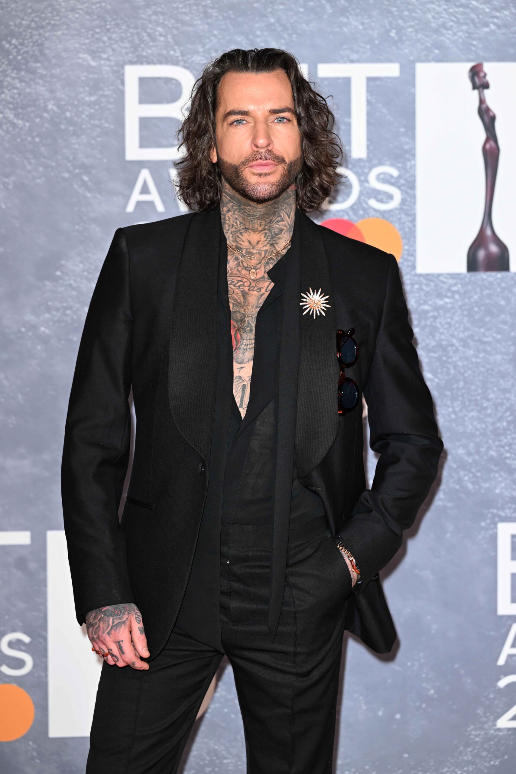 Pete Wicks on the red carpet