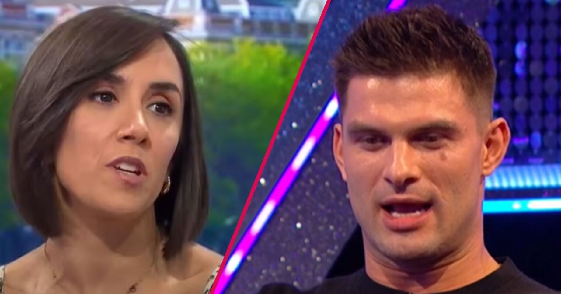 Janette Manrara and Aljaz Skorjanec