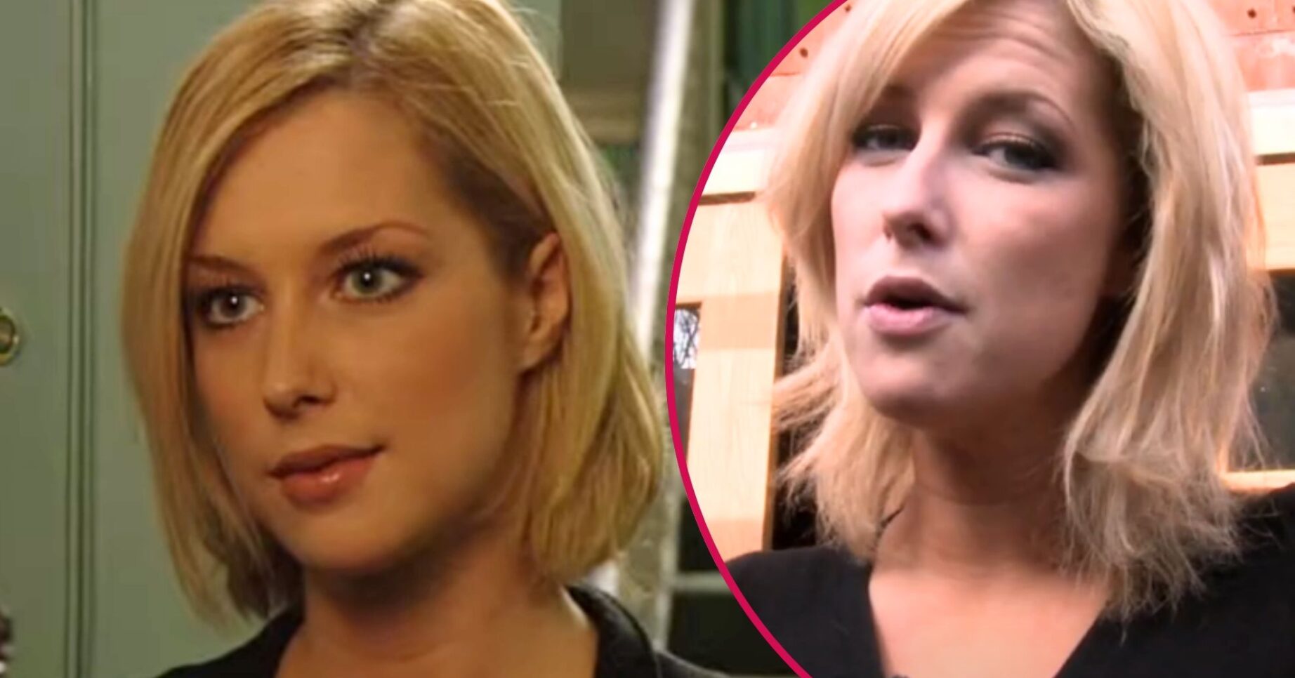 Clare on EastEnders; inset, Gemma Bissix in a Channel 4 interview (Credit: BBC/Channel 4/Composite: ED!)