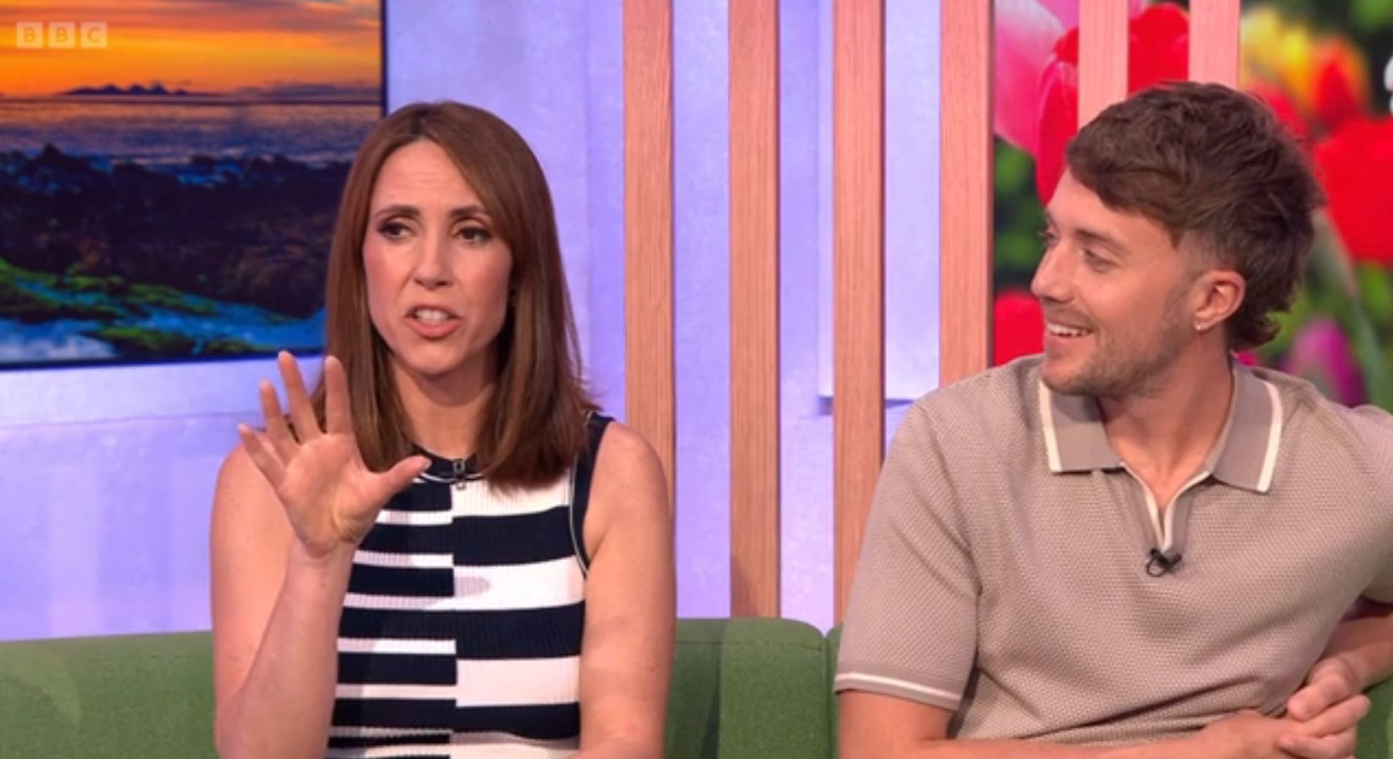 Alex Jones and Roman Kemp on The One Show