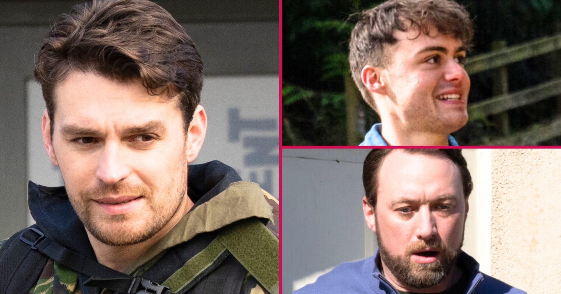 Emmerdale's Mack, Lewis, Liam