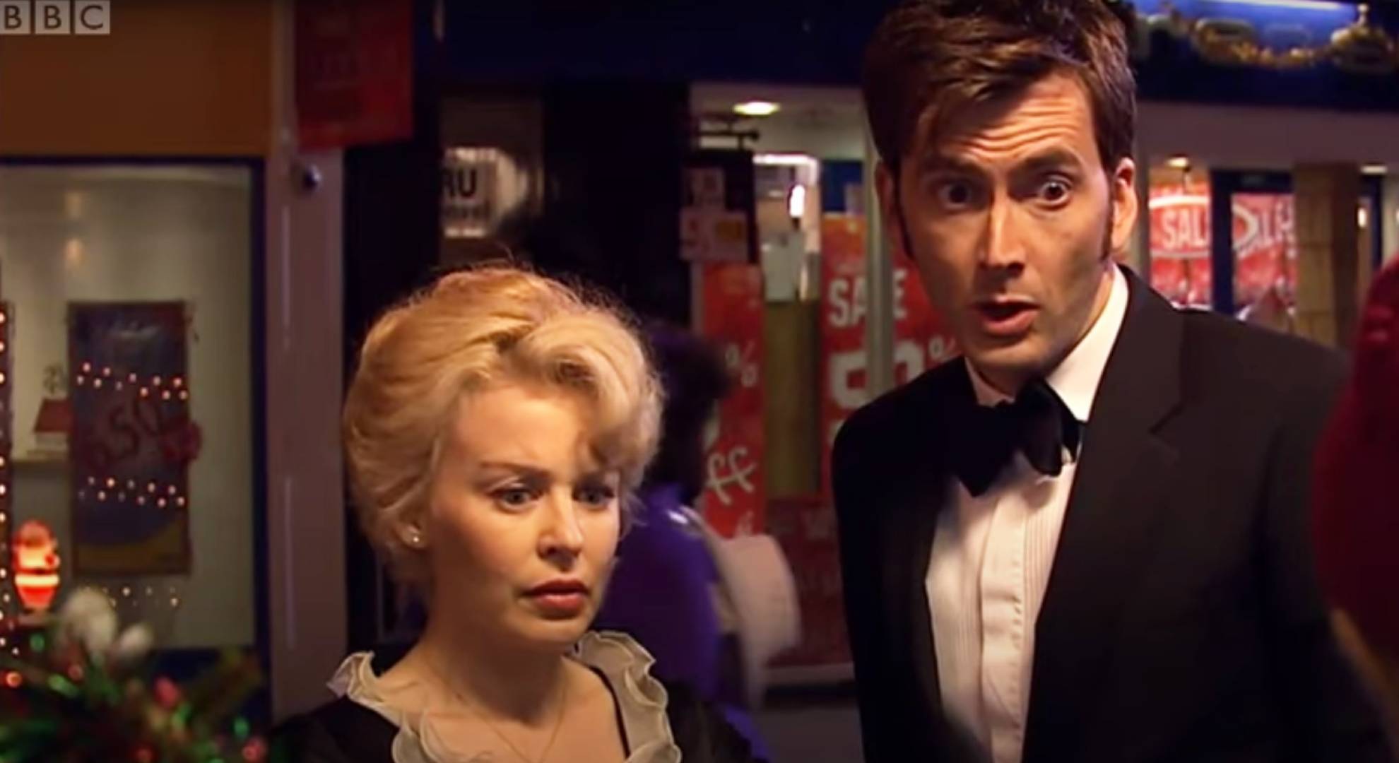 David Tennant shares a scene with Kylie