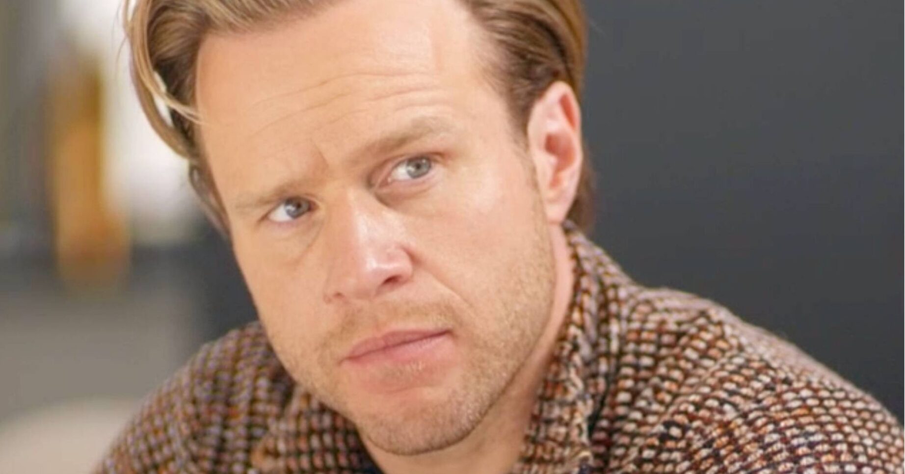 Olly Murs looks unsure