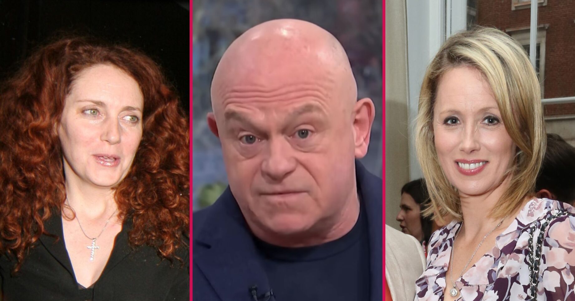 Ross Kemp and his ex and current wife