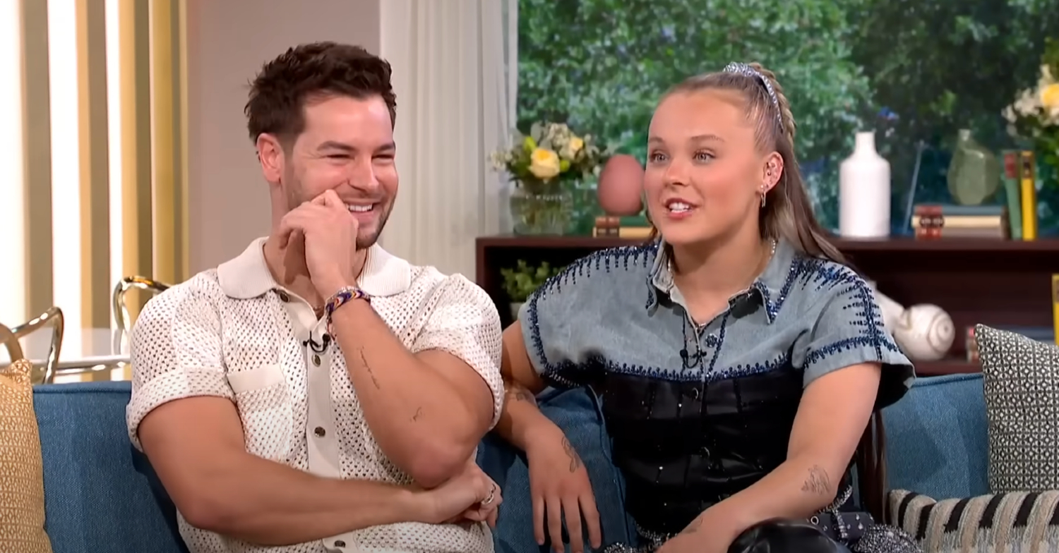 Chris Hughes and JoJo Siwa