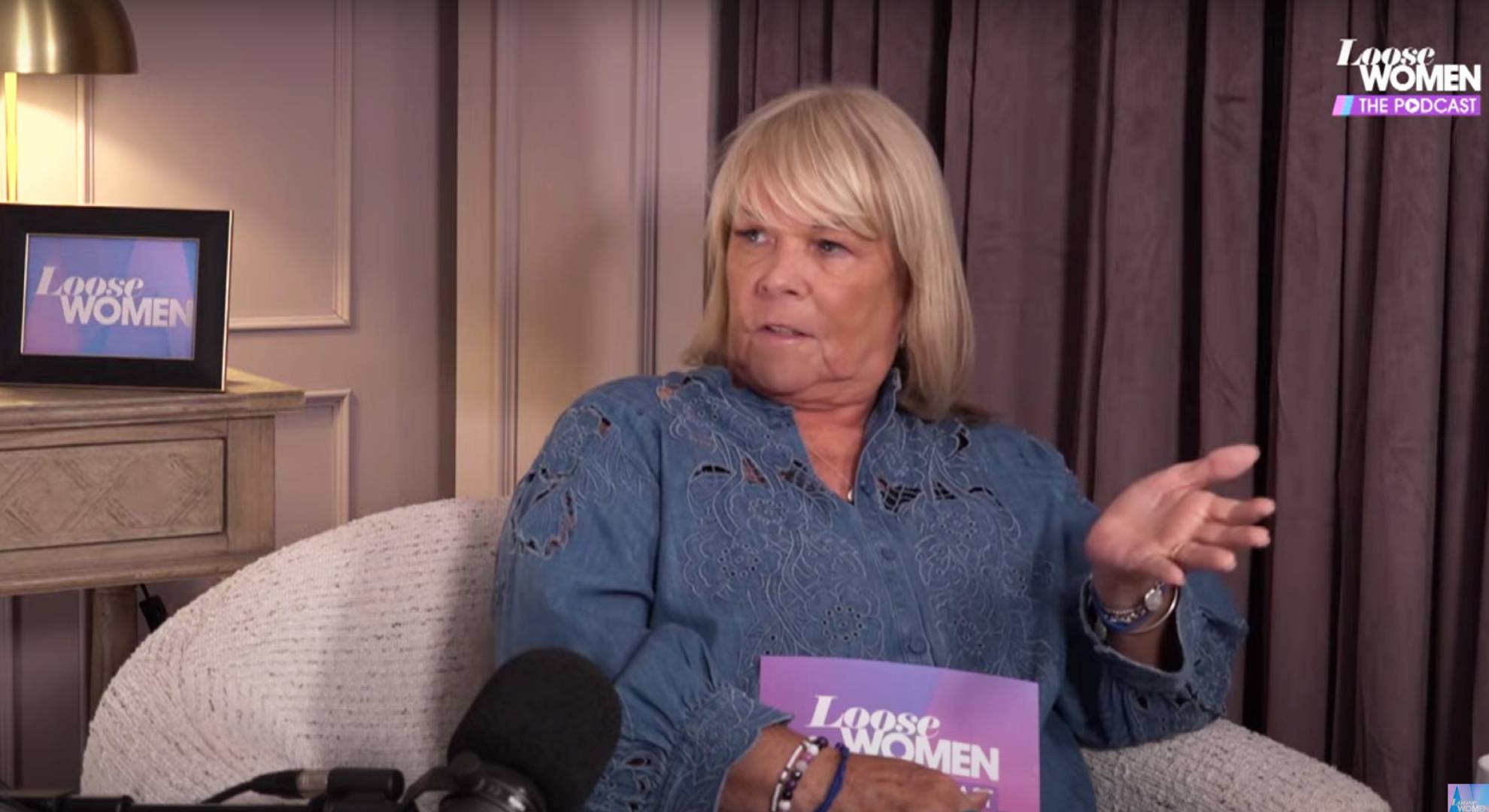Linda Robson makes her point on the Loose Women podcast