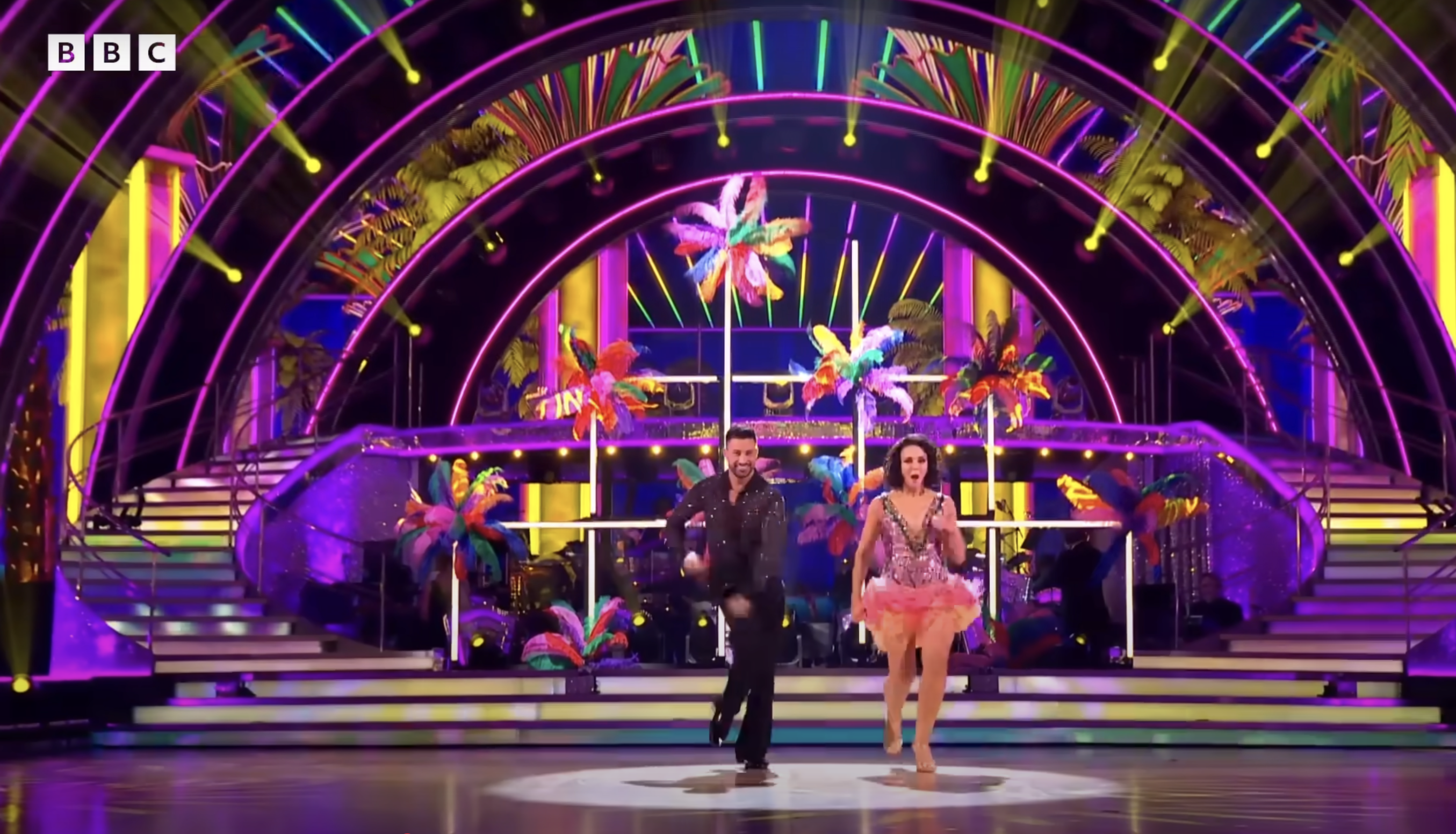 Amanda Abbington and Giovanni Pernice on Strictly Come Dancing