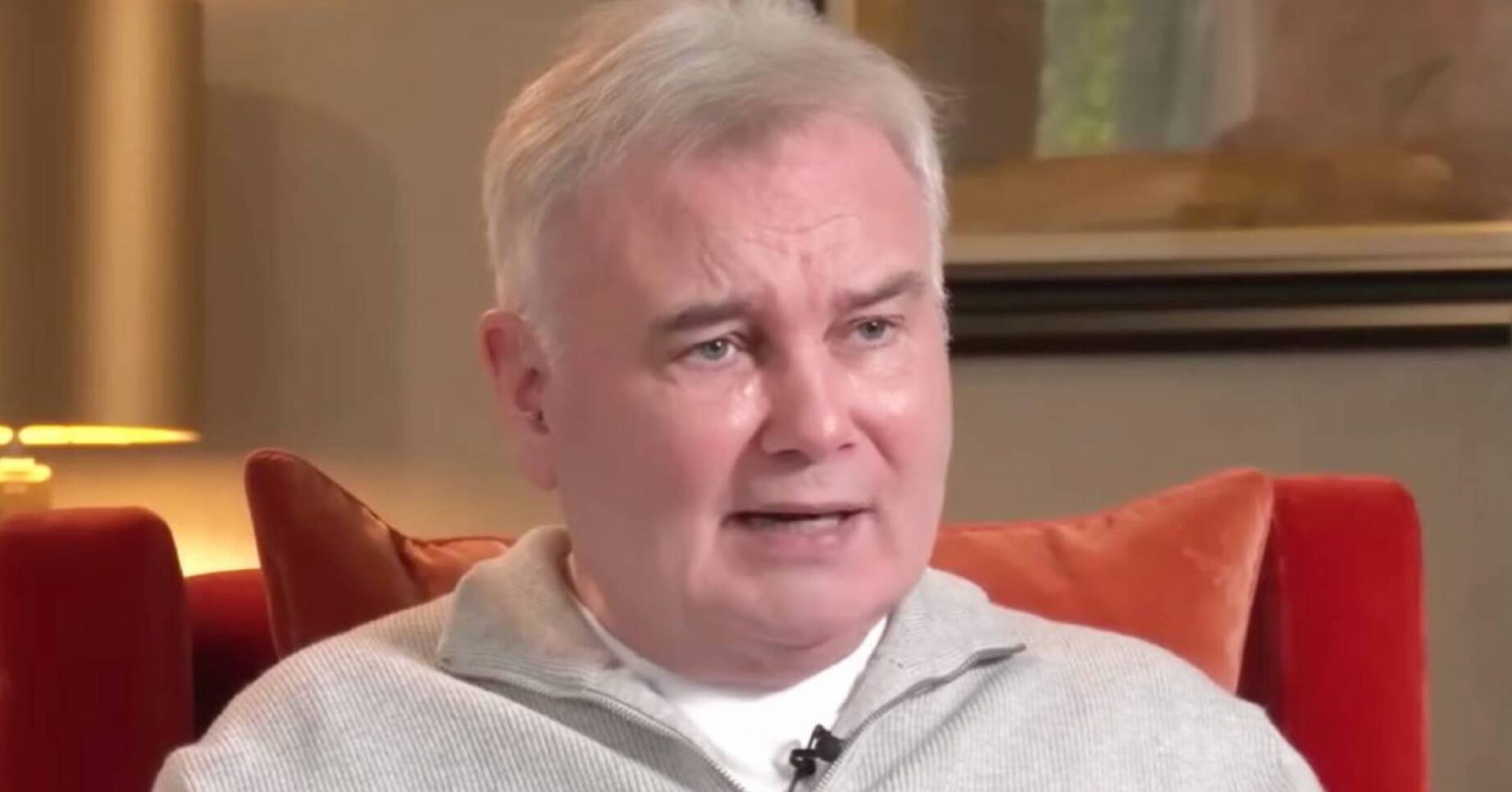 Eamonn Holmes sitting