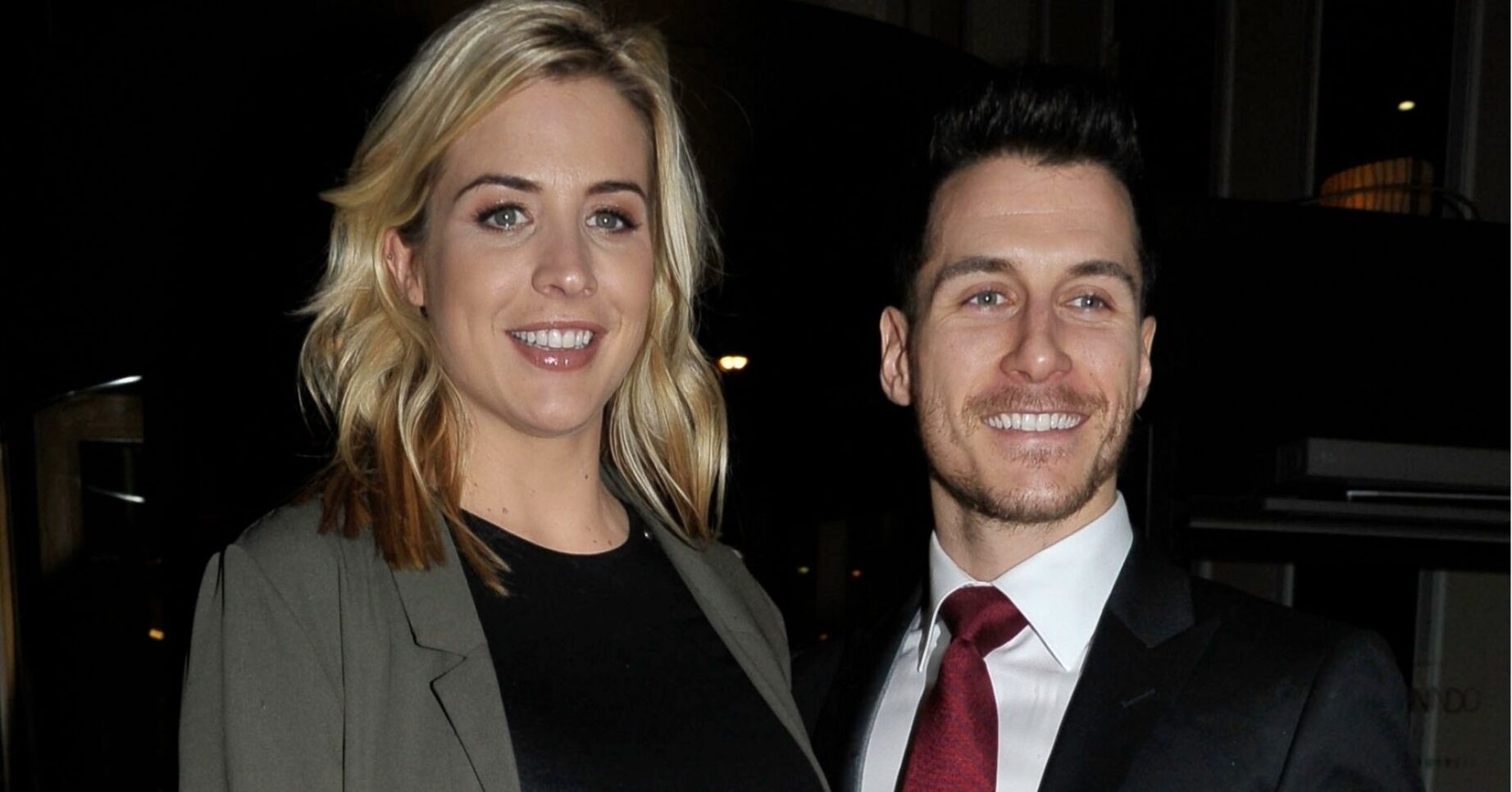 Gemma Atkinson and Gorka Marquez smiling