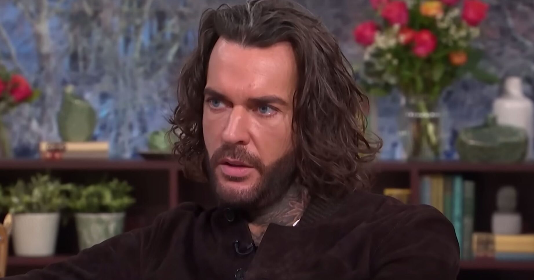 Pete Wicks does some brooding