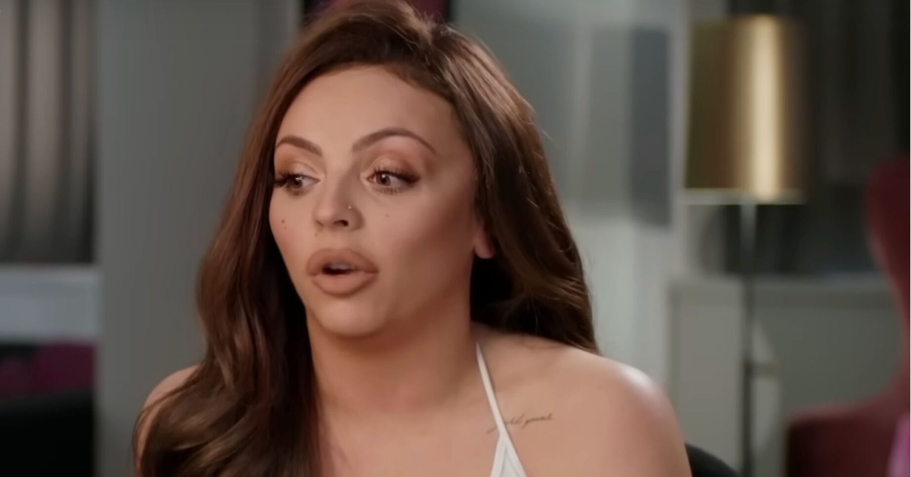 Jesy Nelson speaking