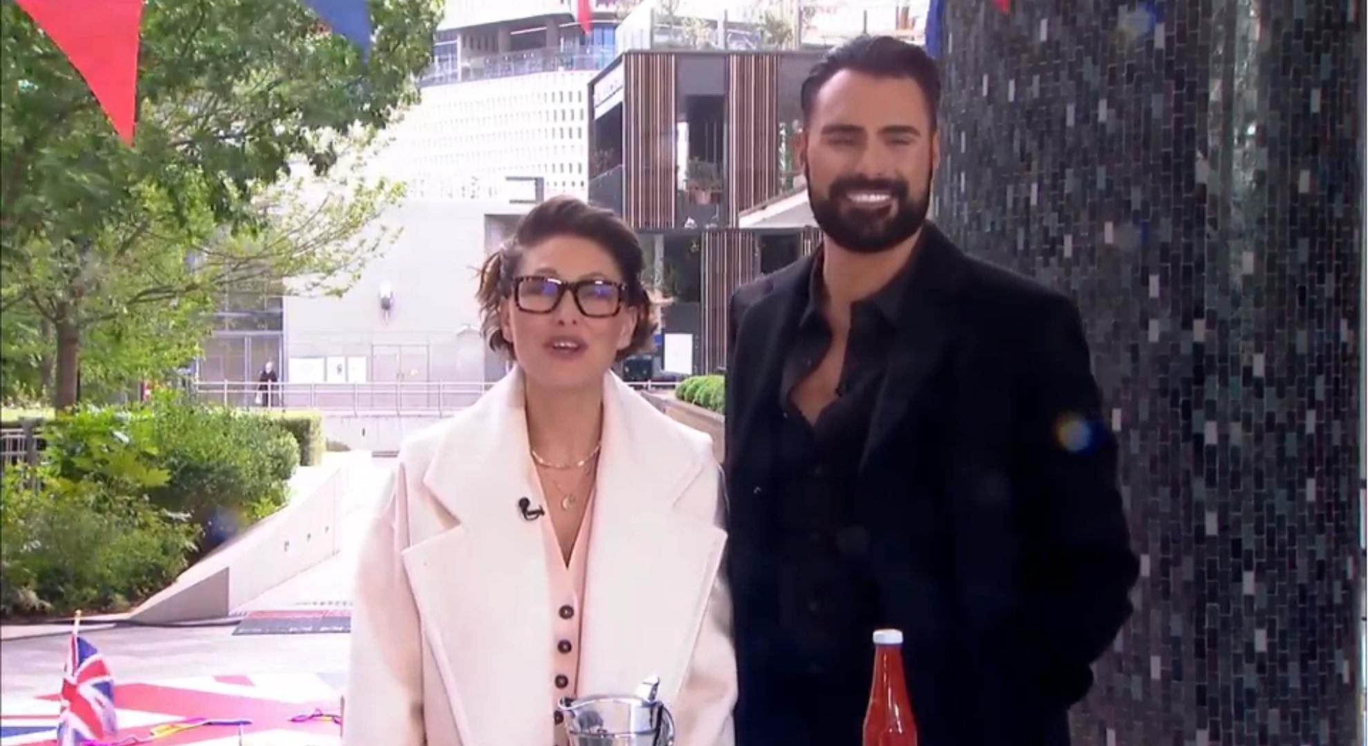 Rylan Clark and Emma Willis hosting This Morning