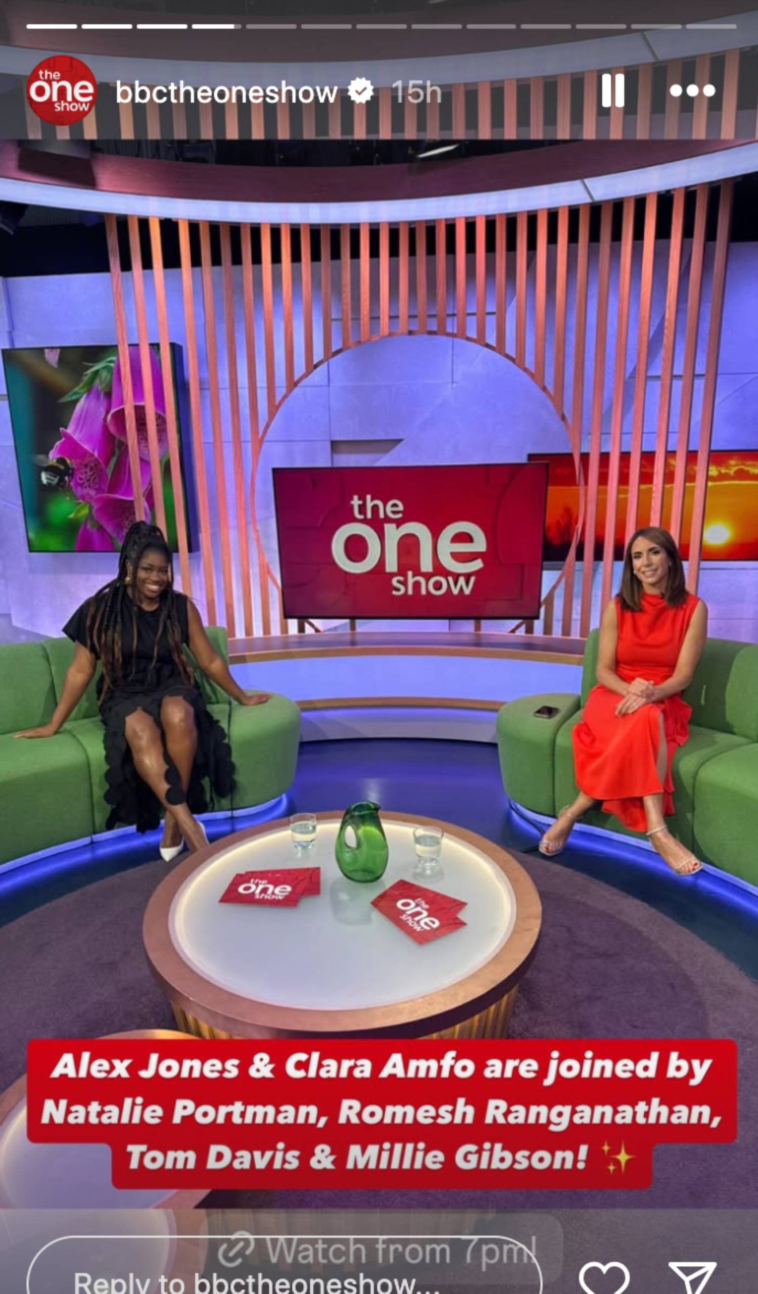 Alex Jones and Clara Amfo look into the camera