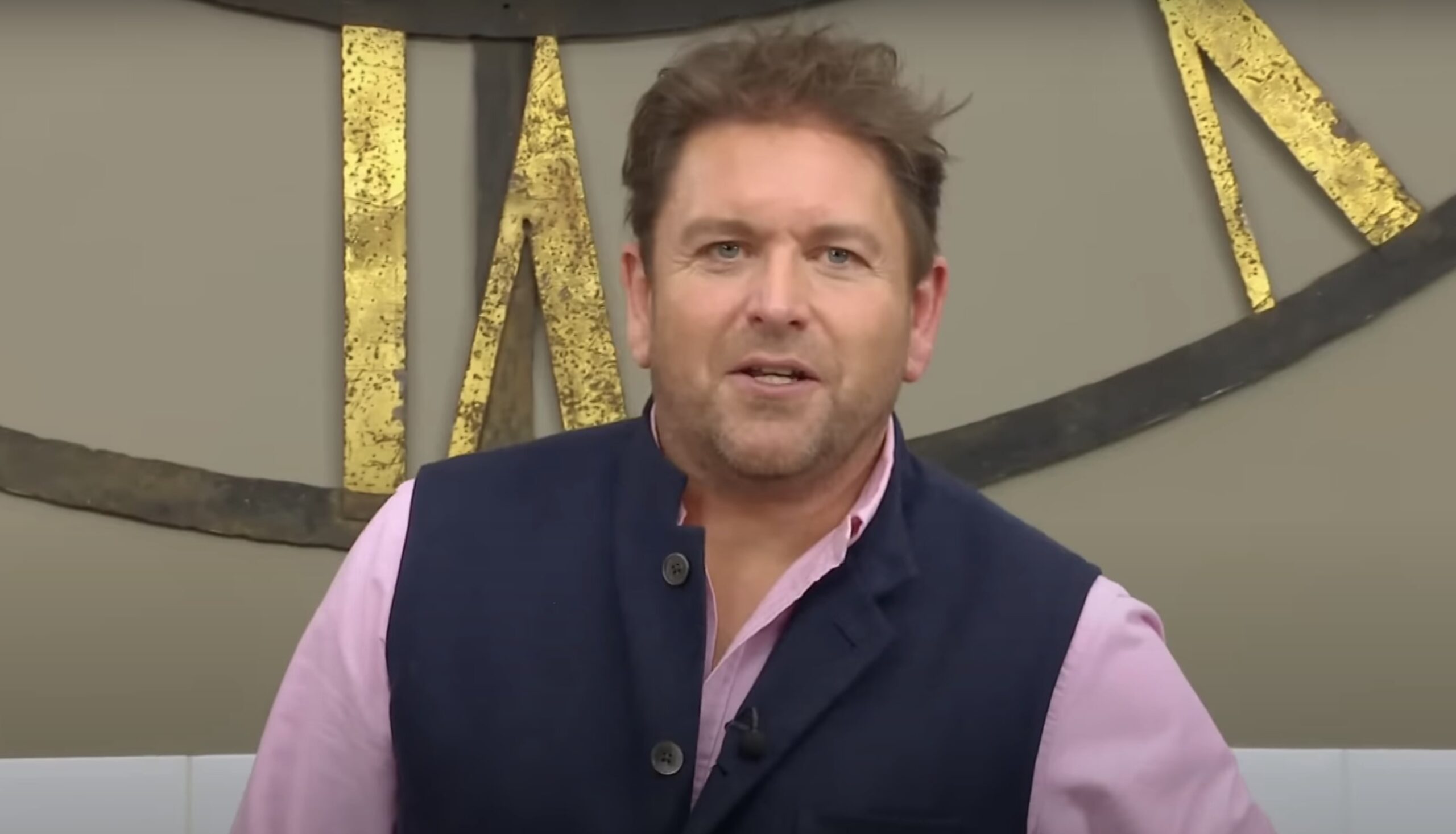 James Martin presenting a Christmas special of his regular Saturday show