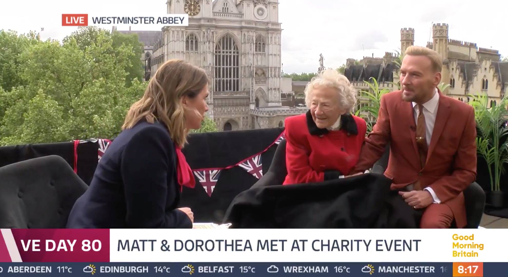 Susanna Reid speaks with Dorothea Barron