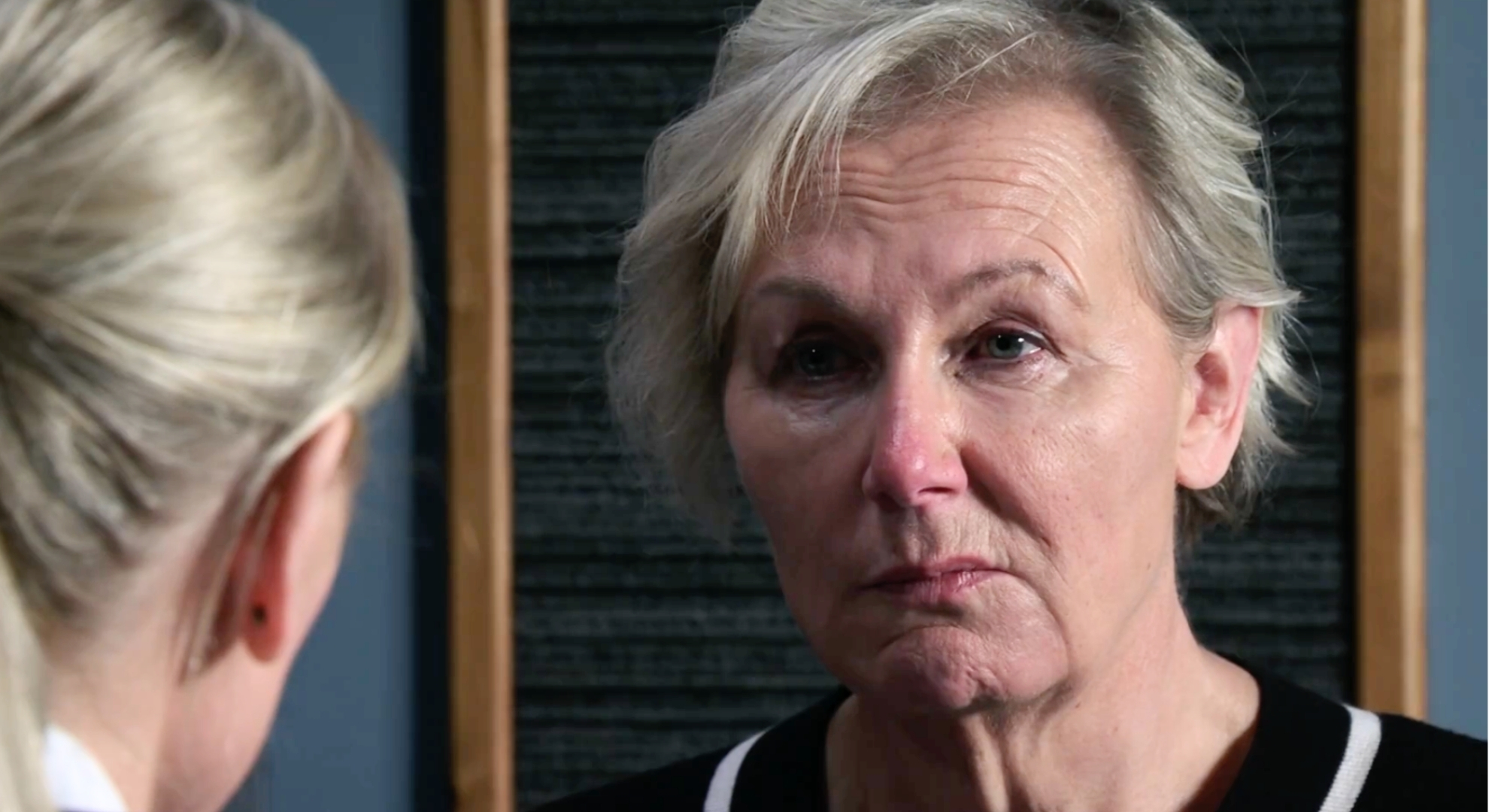 Coronation Street's Eileen being grilled by Lisa Swain