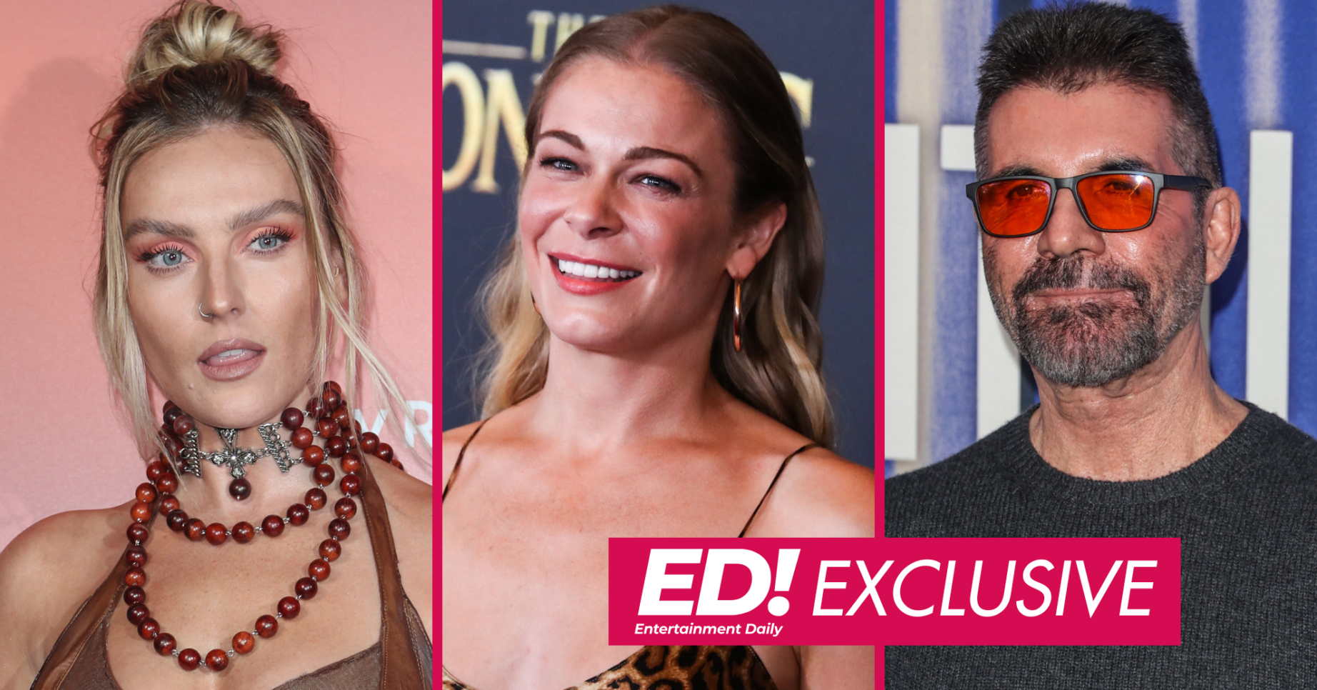 Perrie Edwards, LeAnn Rimes, Simon Cowell