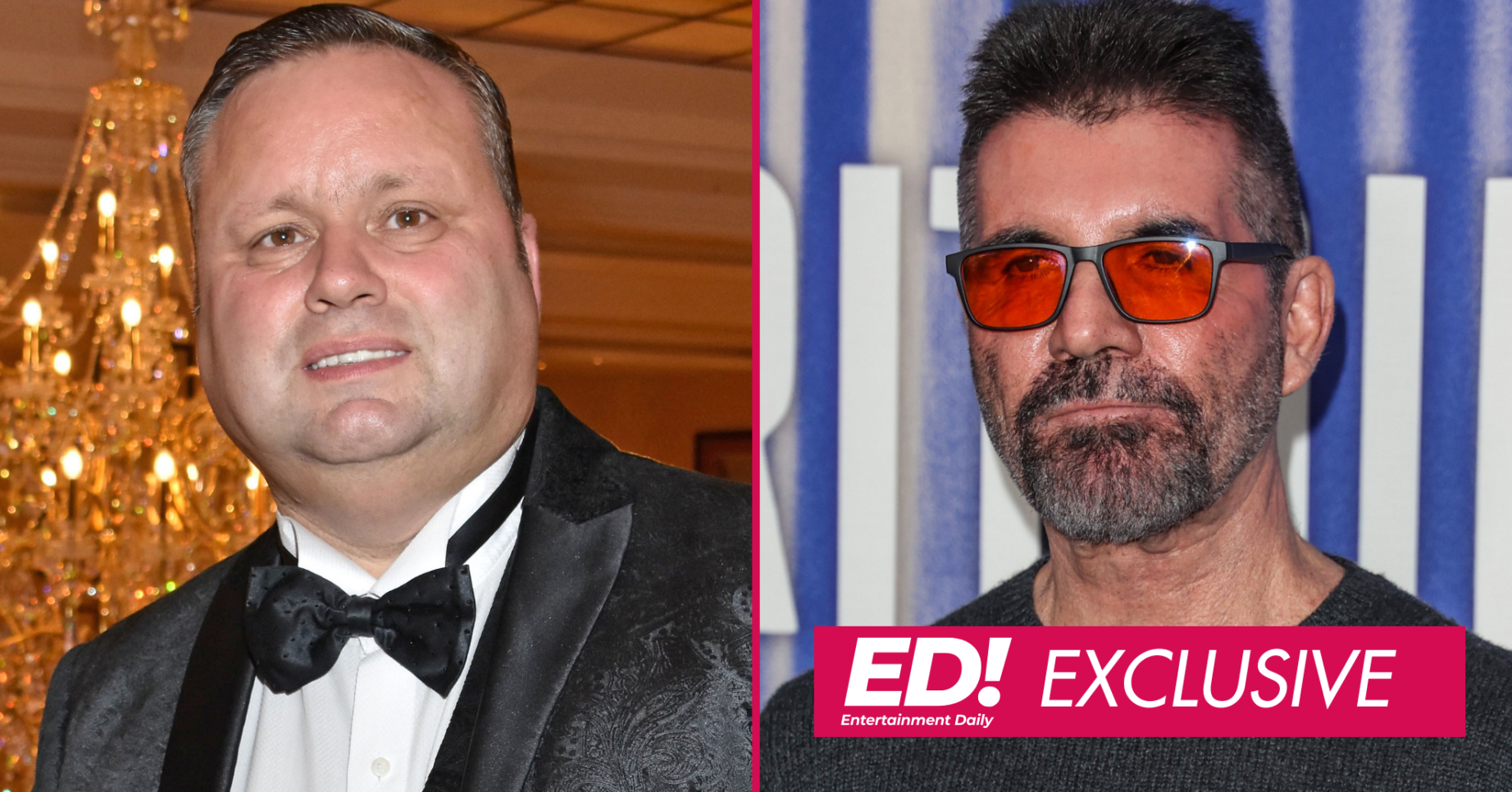 Paul Potts and Simon Cowell