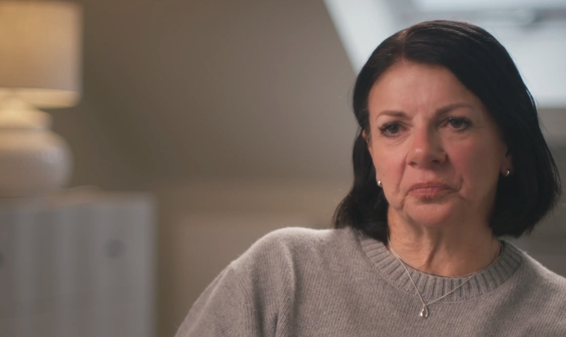 Molly-Mae's mum Debbie looking upset