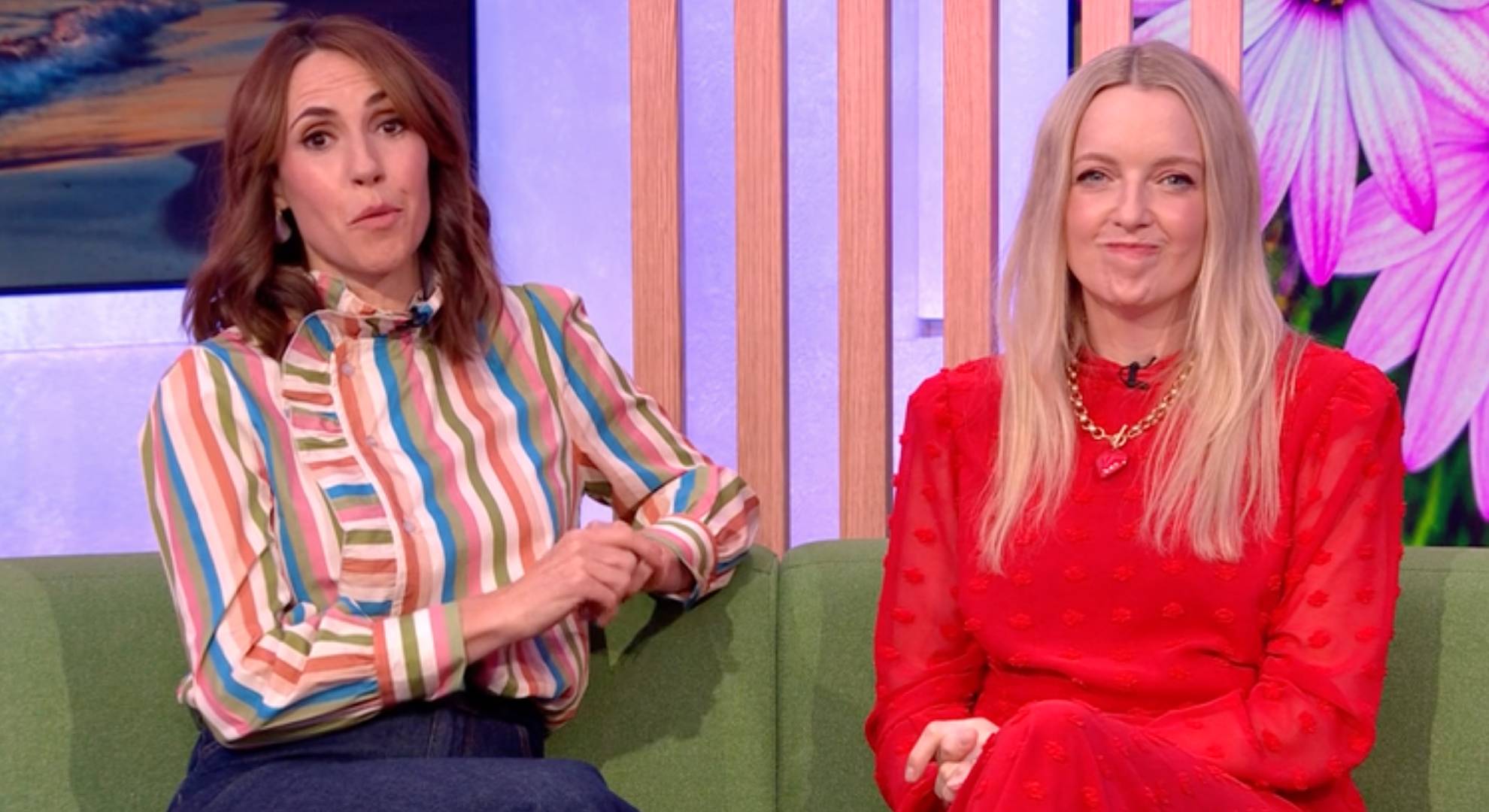 Alex Jones and Lauren Laverne react