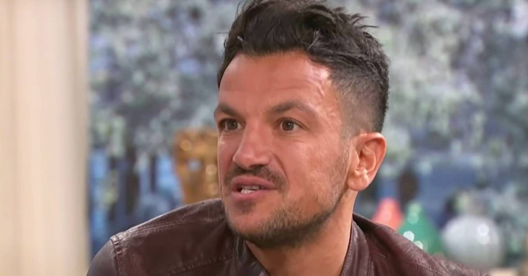 Peter Andre appears surprised