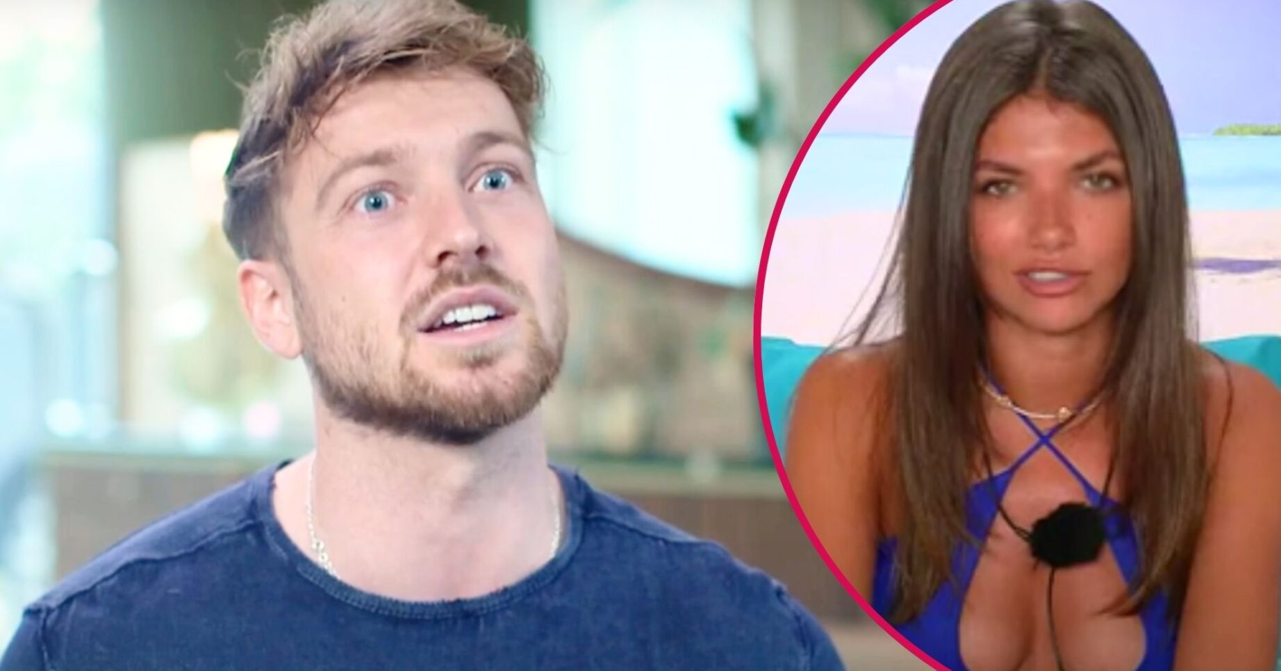 Sam Thompson looks concerned, Samie Elishi looks at the camera